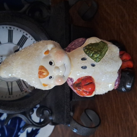 Vintage Porcelain Halloween Boy in Pumpkin and Girl in Ghost Costume Figurines - Picture 5 of 8